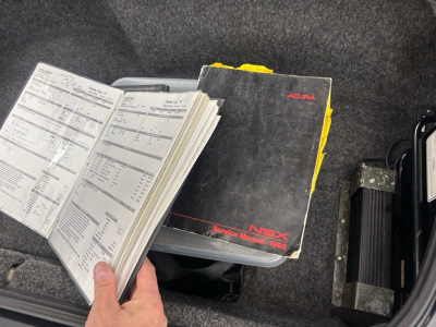 1991 Acura NSX in Berlina Black over Black