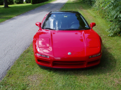 1991 Acura NSX in Formula Red over Black