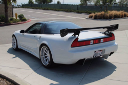 1992 Acura NSX in Grand Prix White over Black