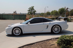 1992 Acura NSX in Grand Prix White over Black