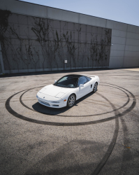 1992 Acura NSX in Grand Prix White over Black