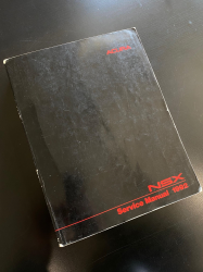 1992 Acura NSX in Grand Prix White over Black