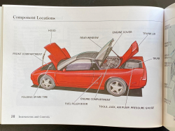 1992 Acura NSX in Grand Prix White over Black