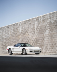 1992 Acura NSX in Grand Prix White over Black