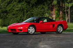 1991 Acura NSX in Formula Red over Ivory