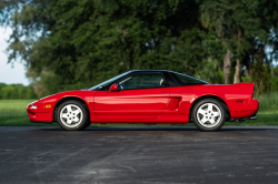 1991 Acura NSX in Formula Red over Ivory