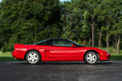 1991 Acura NSX in Formula Red over Ivory