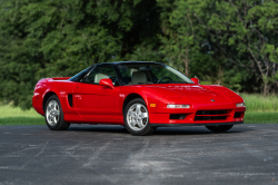 1991 Acura NSX in Formula Red over Ivory