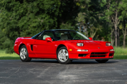 1991 Acura NSX in Formula Red over Ivory