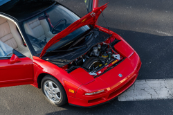 1991 Acura NSX in Formula Red over Ivory