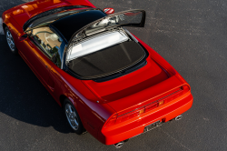 1991 Acura NSX in Formula Red over Ivory