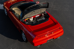 1991 Acura NSX in Formula Red over Ivory