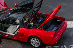 1991 Acura NSX in Formula Red over Ivory