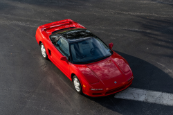 1991 Acura NSX in Formula Red over Ivory