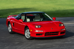 1991 Acura NSX in Formula Red over Ivory