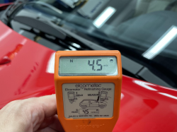 1991 Acura NSX in Formula Red over Ivory