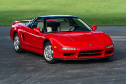 1991 Acura NSX in Formula Red over Ivory