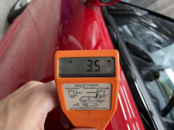 1991 Acura NSX in Formula Red over Ivory