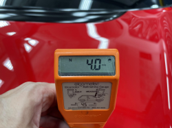 1991 Acura NSX in Formula Red over Ivory