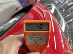 1991 Acura NSX in Formula Red over Ivory