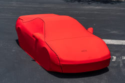1991 Acura NSX in Formula Red over Ivory