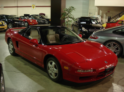 1991 Acura NSX in Formula Red over Ivory