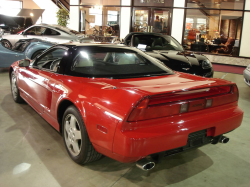 1991 Acura NSX in Formula Red over Ivory