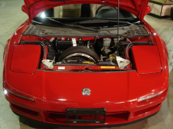 1991 Acura NSX in Formula Red over Ivory