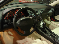 1991 Acura NSX in Formula Red over Ivory