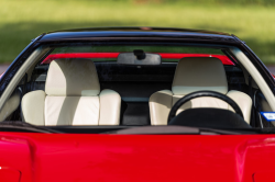 1991 Acura NSX in Formula Red over Ivory