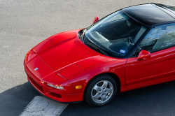 1991 Acura NSX in Formula Red over Ivory