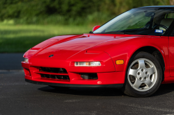 1991 Acura NSX in Formula Red over Ivory