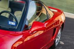 1991 Acura NSX in Formula Red over Ivory