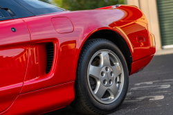 1991 Acura NSX in Formula Red over Ivory