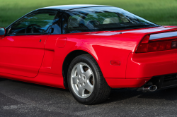 1991 Acura NSX in Formula Red over Ivory