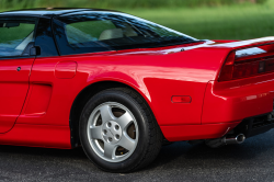 1991 Acura NSX in Formula Red over Ivory