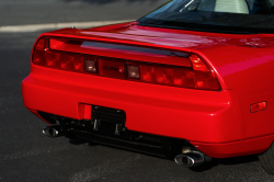 1991 Acura NSX in Formula Red over Ivory