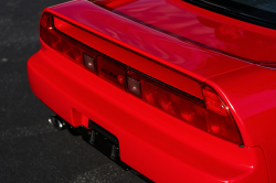 1991 Acura NSX in Formula Red over Ivory