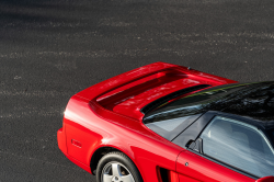 1991 Acura NSX in Formula Red over Ivory