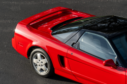 1991 Acura NSX in Formula Red over Ivory