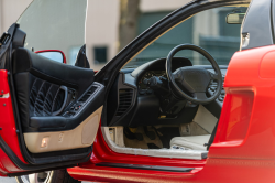 1991 Acura NSX in Formula Red over Ivory