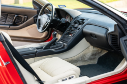 1991 Acura NSX in Formula Red over Ivory