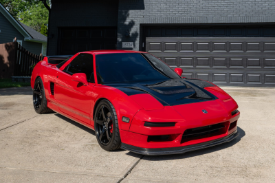 1992 Acura NSX in Formula Red over Black