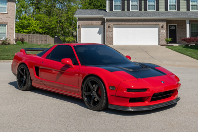 1992 Acura NSX in Formula Red over Black