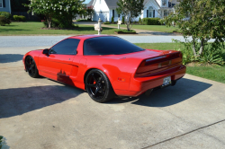 1992 Acura NSX in Formula Red over Black