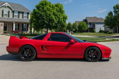 1992 Acura NSX in Formula Red over Black