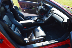 1992 Acura NSX in Formula Red over Black