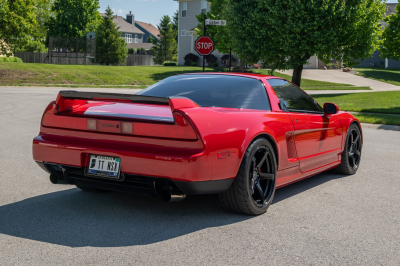 1992 Acura NSX in Formula Red over Black