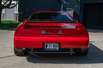 1992 Acura NSX in Formula Red over Black