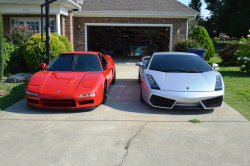1992 Acura NSX in Formula Red over Black